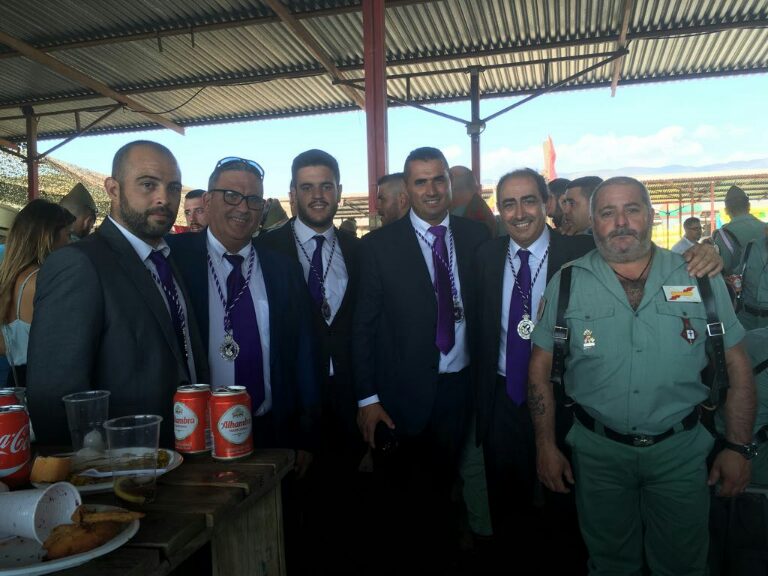 Nuestra Real Hermandad, presente en el XCVII aniversario de la legión en Almería.