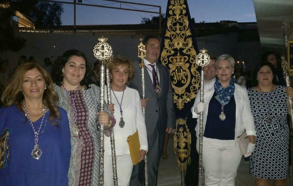 Nuestra Banda de Cornetas y tambores acompañó a los fundadores vicencianos en su procesión por Torre de Benagalbón