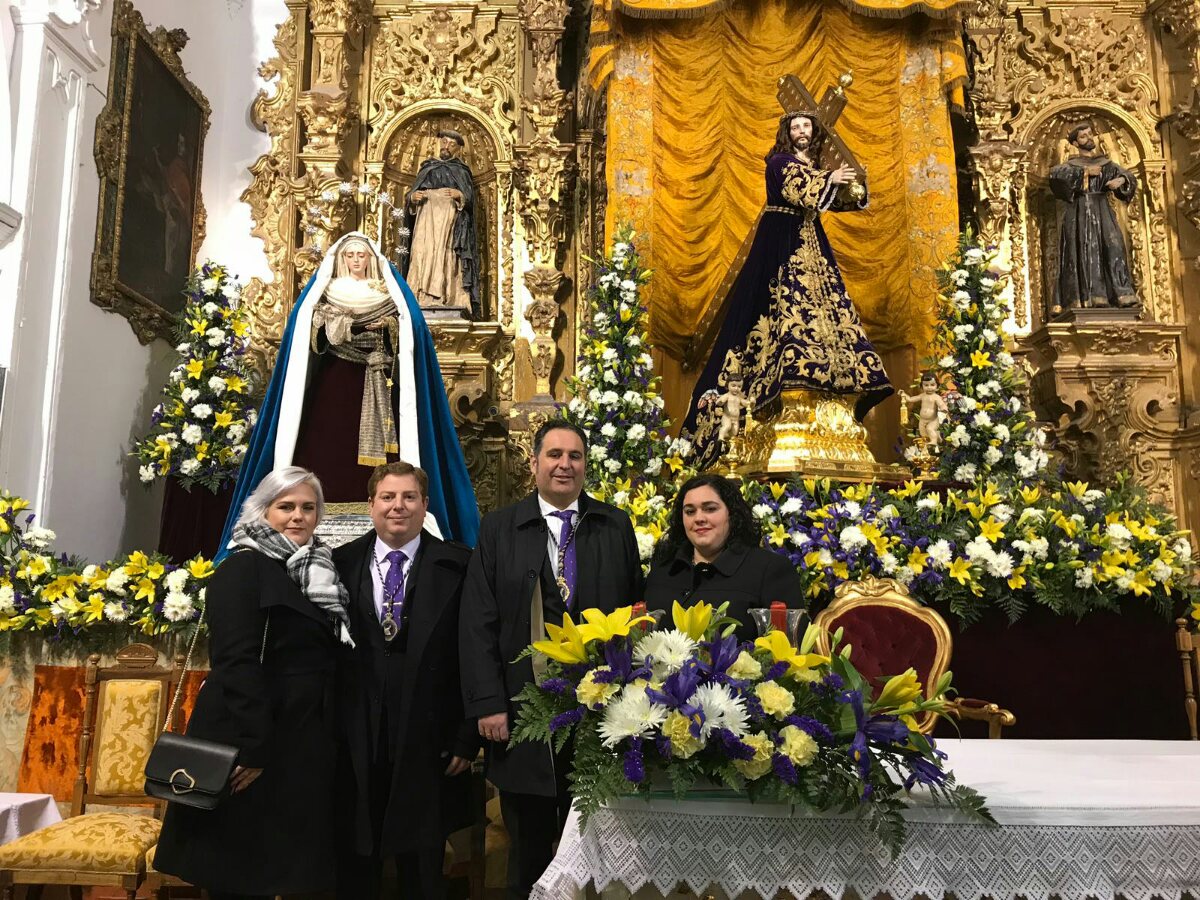 Nuestra Real Hermandad estuvo presente en la apertura del año jubilar del Nazareno de Priego de Córdoba