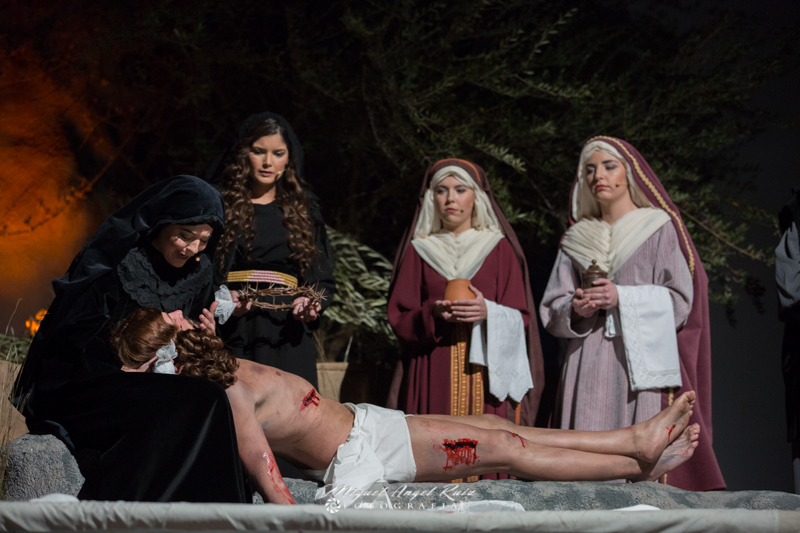 Representación Resurrección. Sábado de Gloria. Semana Santa 2018
