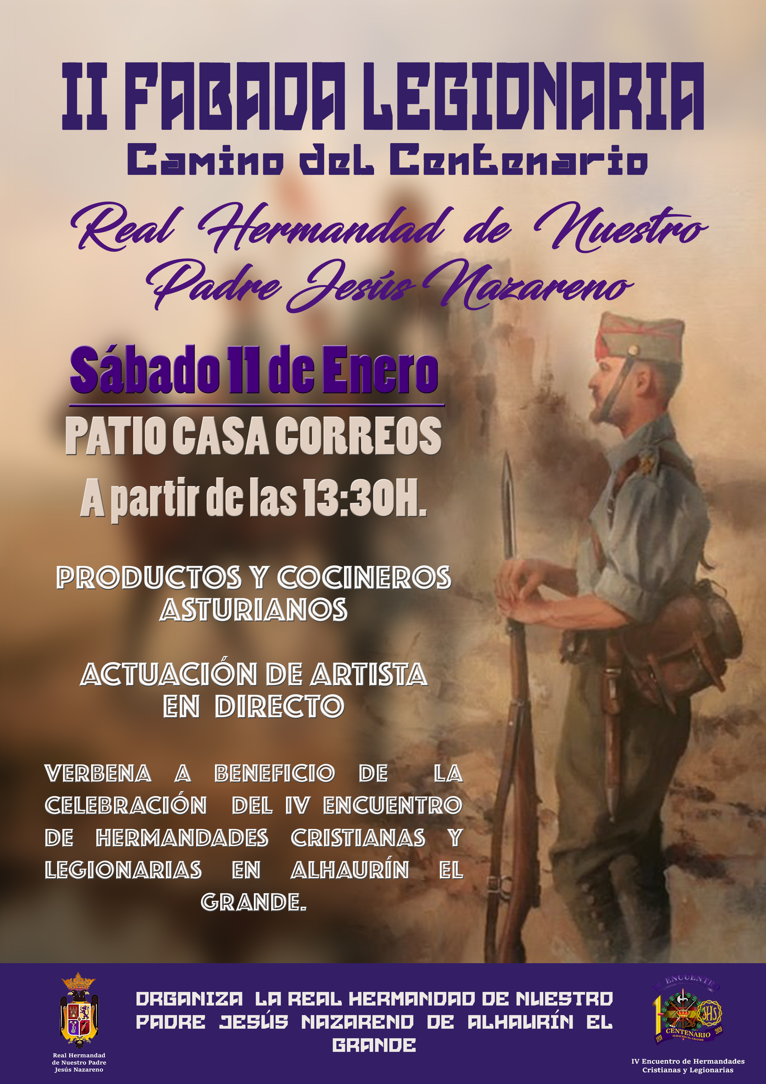 II Fabada Legionaria en la Antigua Casa de Correos