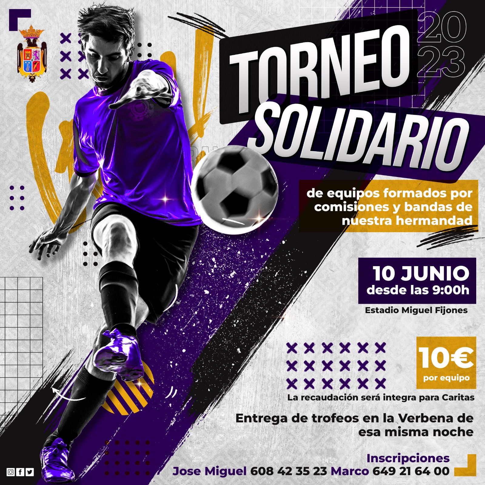 Torneo Solidario sábado 10 de junio