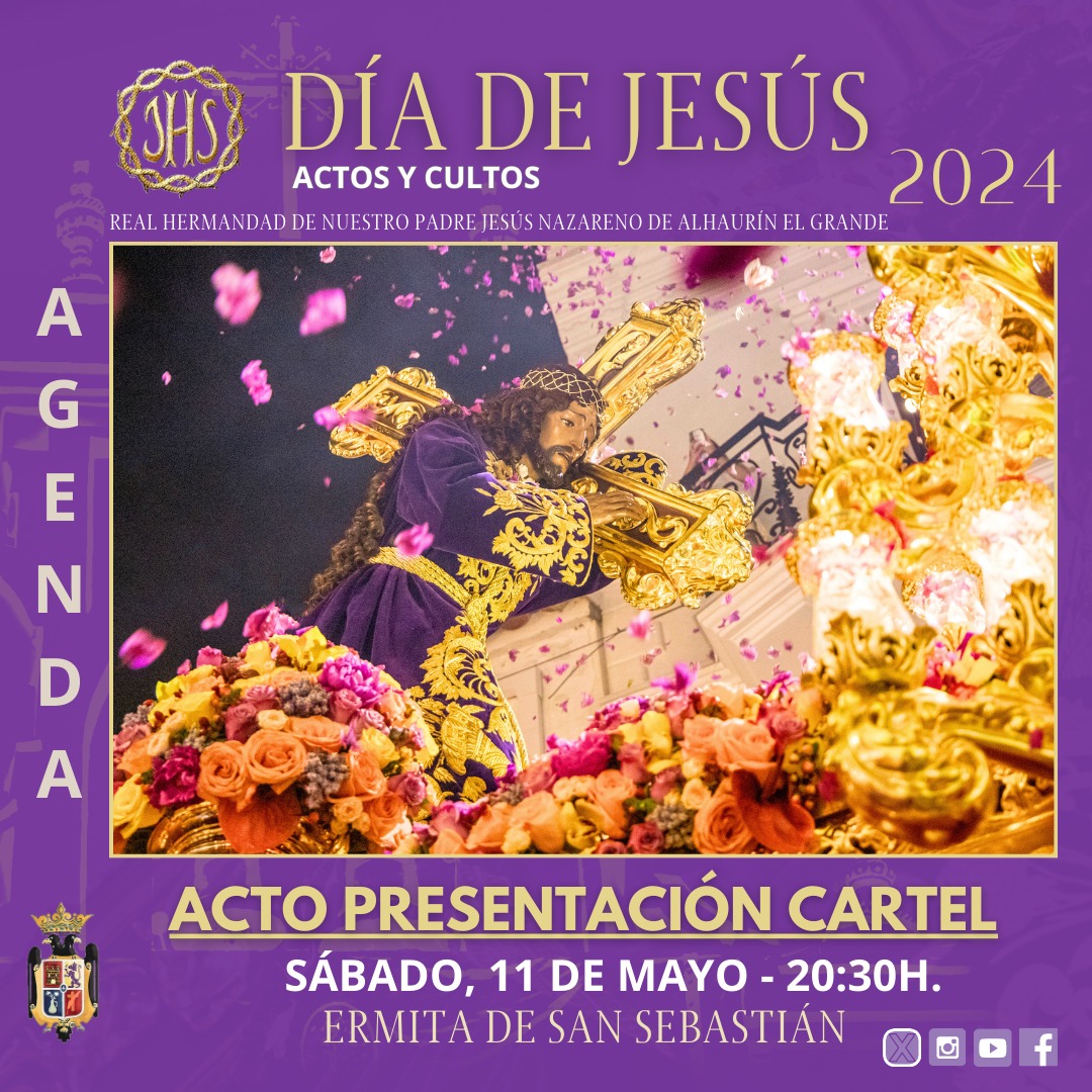 Presentación del cartel anunciador del Día de Jesús 2024