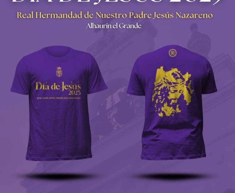 Venta de camisetas Día de Jesús 2025