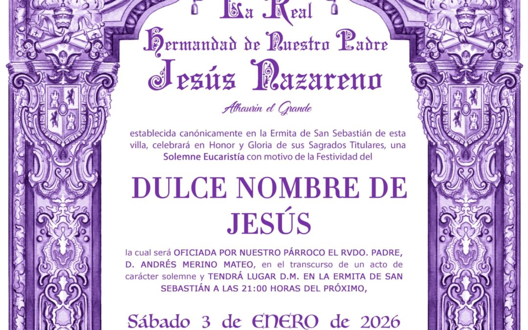 Festividad del Dulce Nombre de Jesús