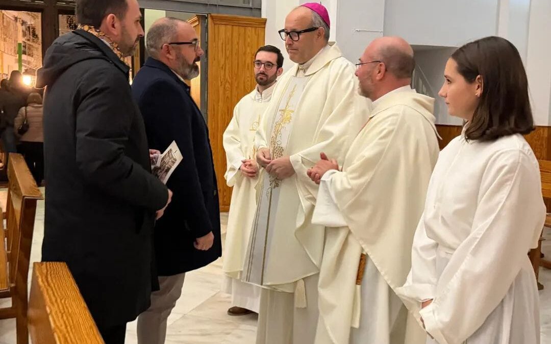 Eucaristía oficiada por el Obispo de Málaga en nuestra parroquía