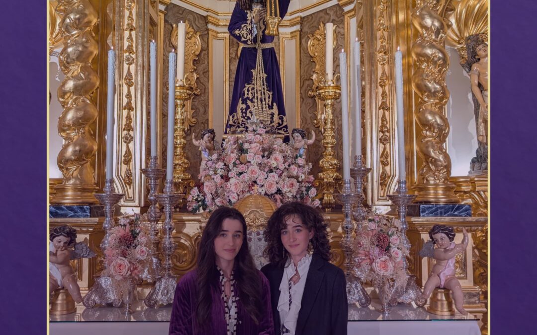 Las hermanas Candela García Fernández y Ángela García Fernández, presentadoras del VIII cartel de la Juventud