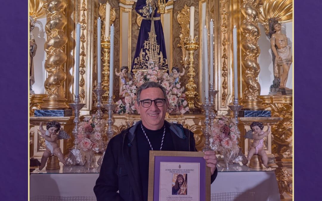 Marcos Aurelio Manzanares Rueda, presentador del cartel de la Semana Santa 2026