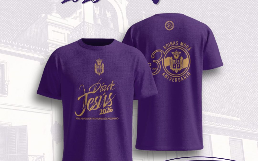 Venta de camisetas Día de Jesús 2026